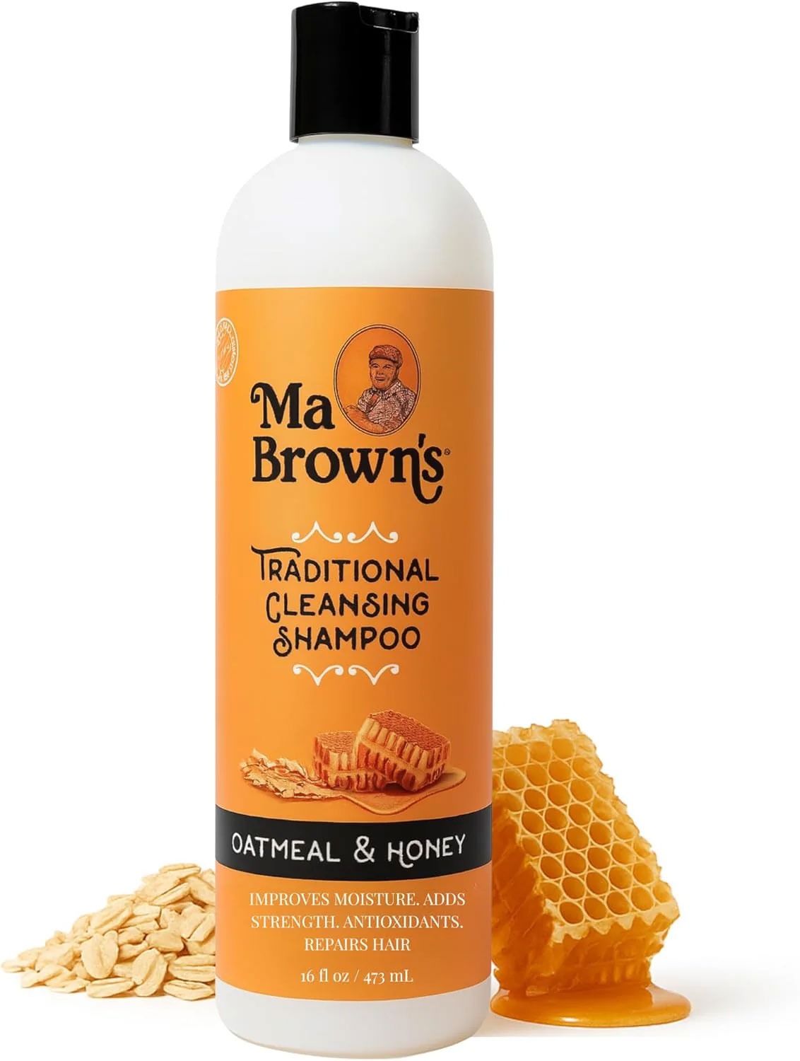 Traditional Cleansing Shampoo With Oatmeal And Honey