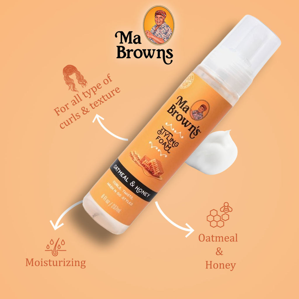 Styling Foam With Oatmeal And Honey