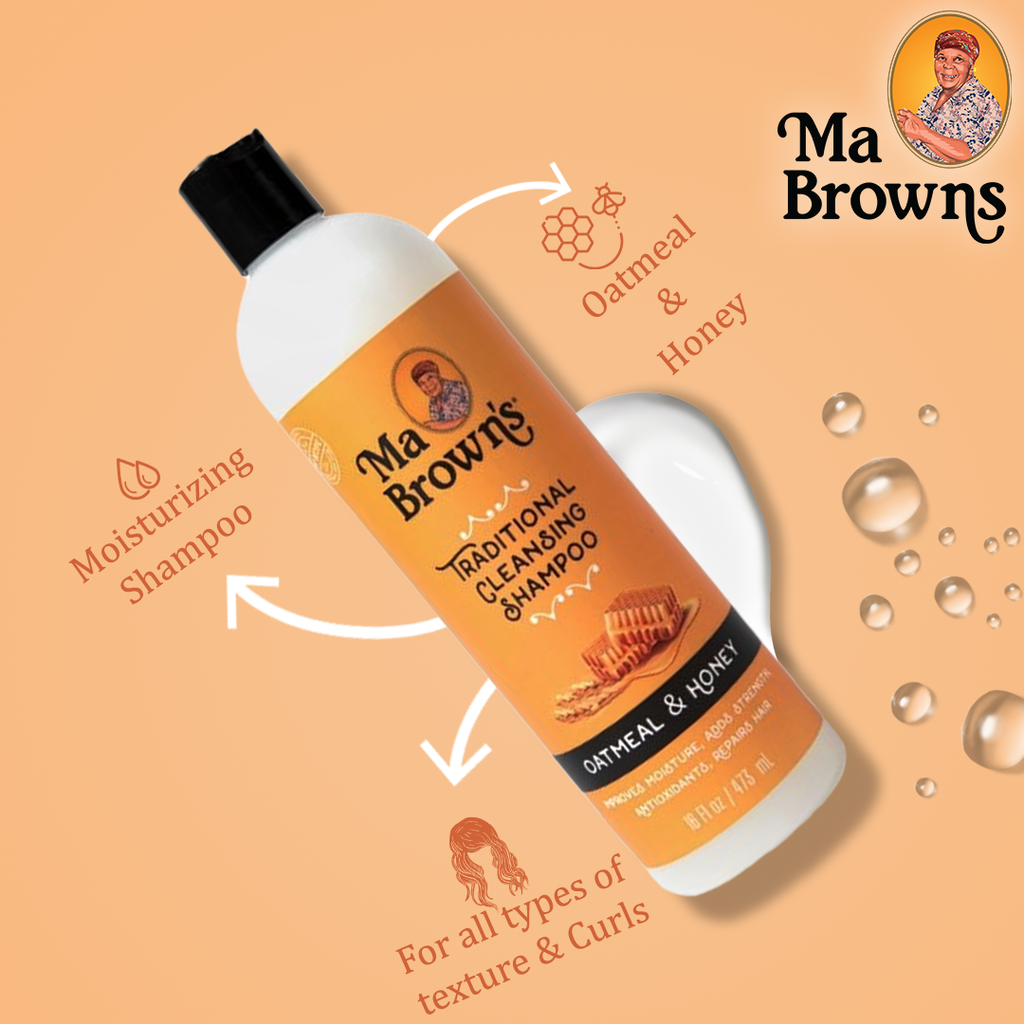 Traditional Cleansing Shampoo With Oatmeal And Honey