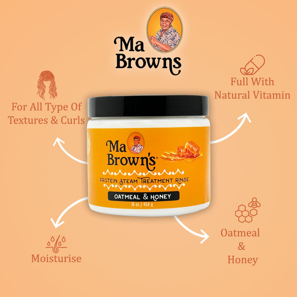 Protein Steam Treatment Rinse With Oatmeal And Honey