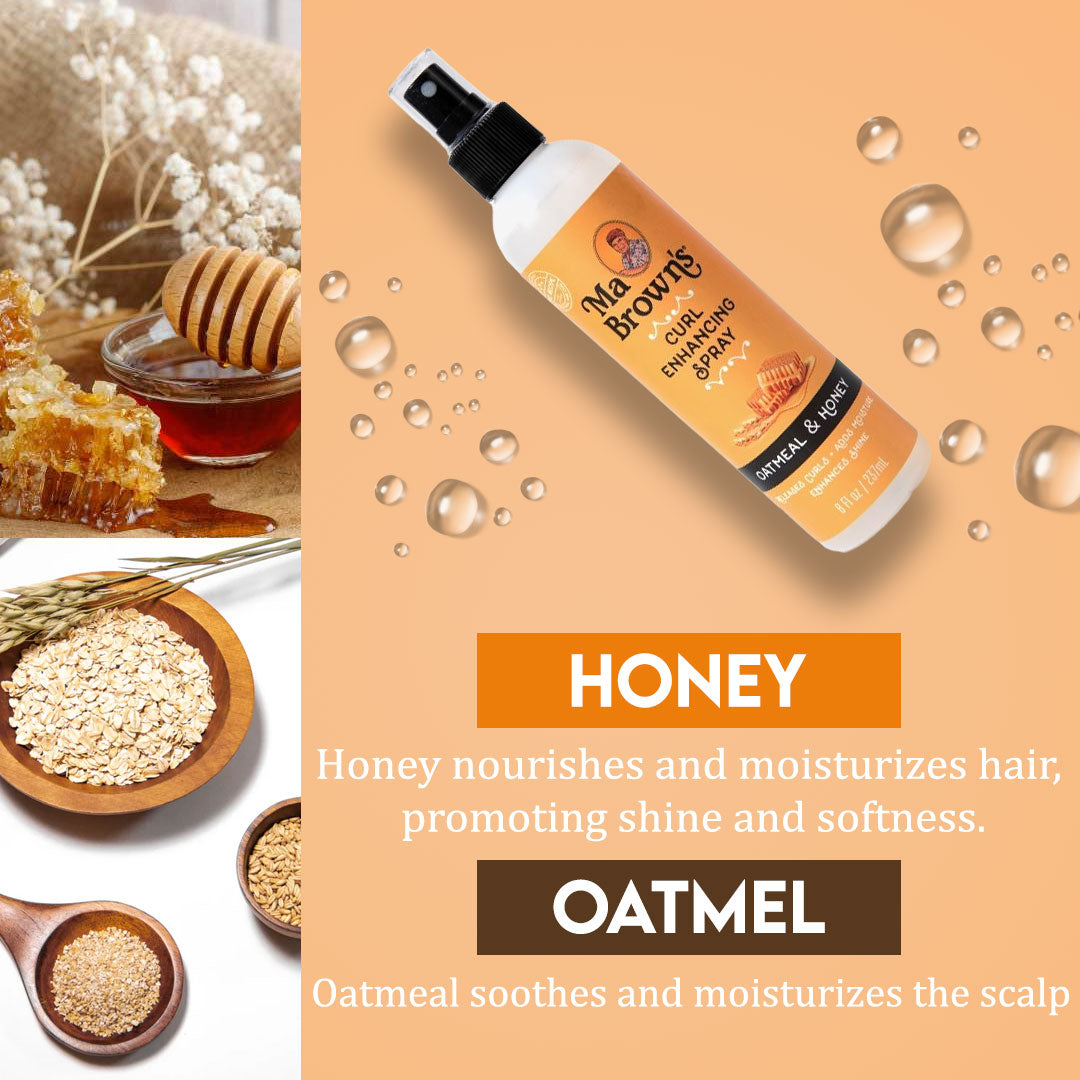 Curl Enhancing Spray With Oatmeal And Honey