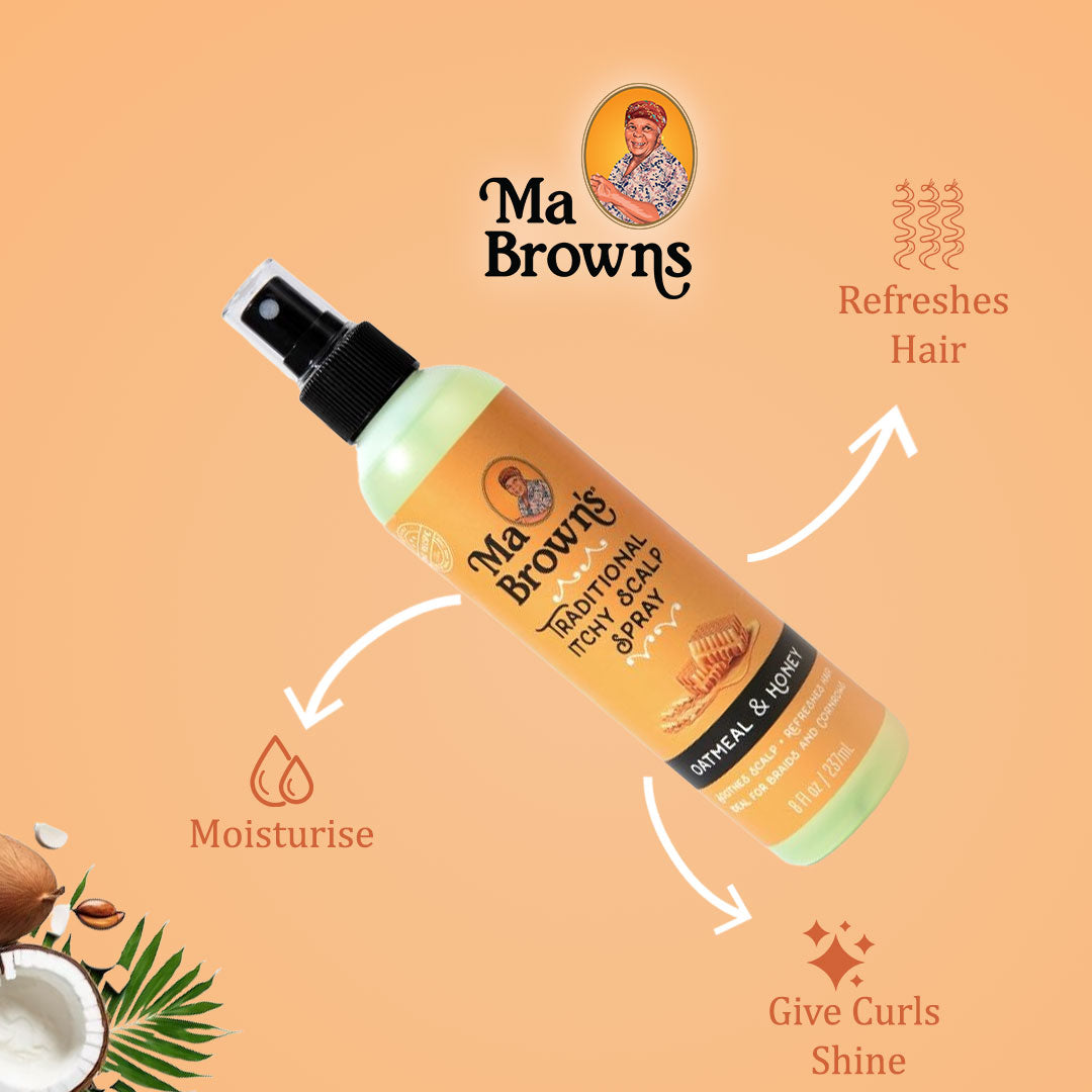 Traditional Itchy Scalp Spray With Oatmeal And Honey