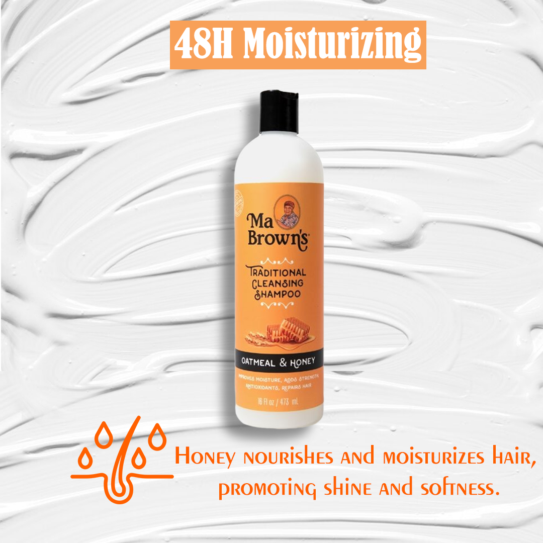 Traditional Cleansing Shampoo With Oatmeal And Honey